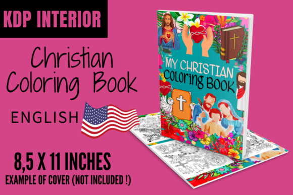 Christian Coloring Book – English Version: A Creative Path to Faith and Reflection
