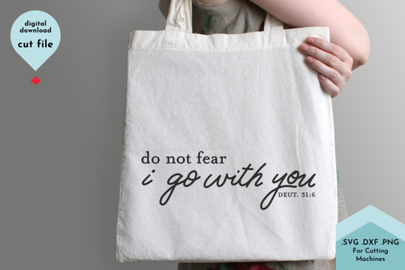 Do Not Fear I Go with You Christian SVG
