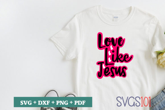 Embracing the Love Like Jesus SVG in Faith-Focused Design Projects