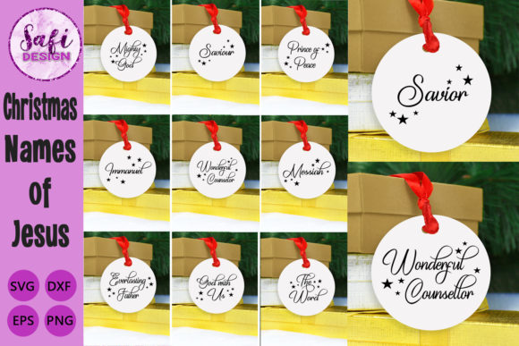 Names of Jesus Ornament Designs