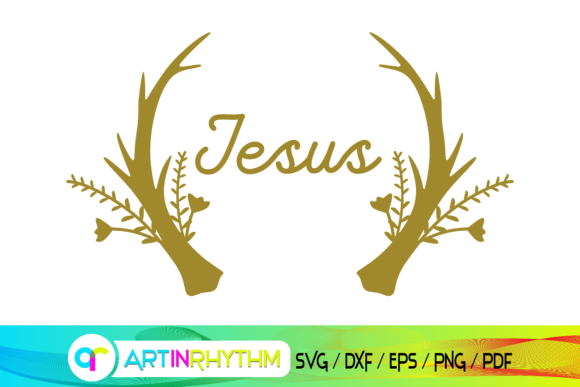 SVG Design Assets: Jesus, Deer & Elk Antler